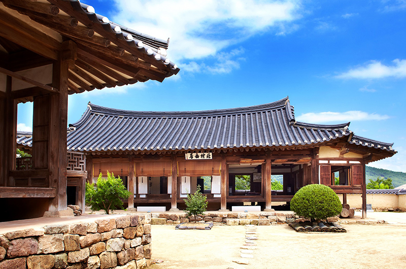 Nhà cổ Bukchondaek tại Andong, Hàn Quốc. (Ảnh: KTO Việt Nam)