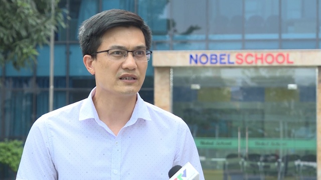 Ông Vũ Minh Hải, Phó Hiệu trưởng trường TH-THCS-THPT Nobel, thành phố Thanh Hoá