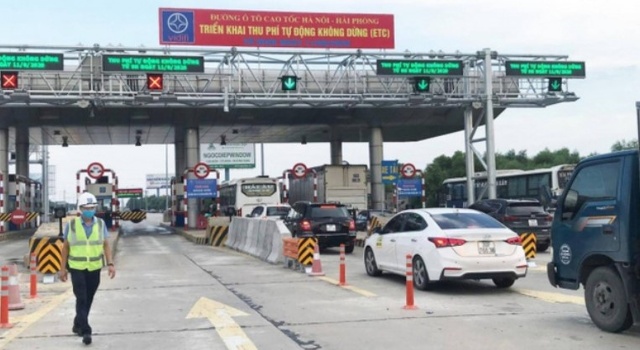 Từ ngày 1/6, tuyến cao tốc Hà Nội - Hải Phòng bắt đầu thí điểm chỉ có thu phí tự động không dừng