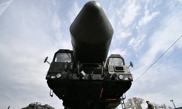 Tên lửa đạn đạo liên lục địa RS-24 Yars của quân đội Nga (Ảnh minh họa: Sputnik).