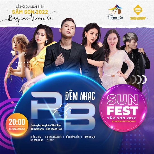 Đêm diễn thứ 7 của Sun Fest mang chủ đề nhạc R&B.