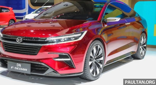 Chiếc concept Daihatsu DN F-Sedan (Ảnh: Paultan).