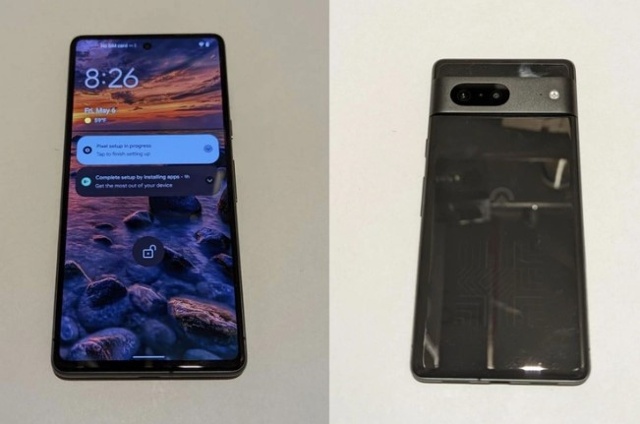 Hình ảnh của chiếc Google Pixel 7 được đăng tải trên eBay (Ảnh: The Verge).