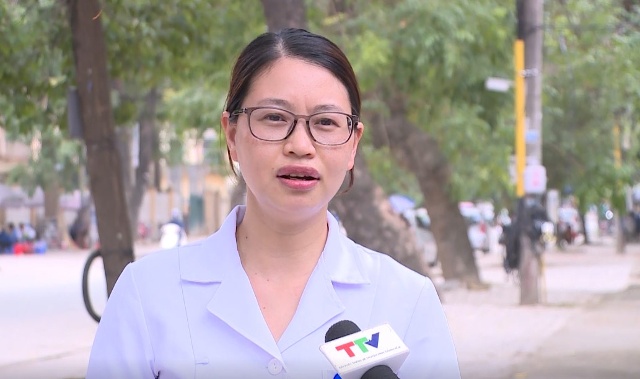 Bác sỹ Vũ Thị Trang, Phó trưởng khoa Dinh dưỡng, Trung tâm Kiểm soát bệnh tật tỉnh Thanh Hoá