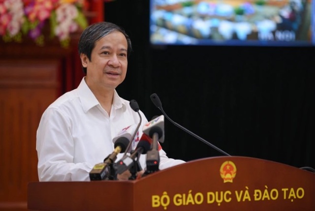 Bộ trưởng Bộ GD-ĐT Nguyễn Kim Sơn (Ảnh: T. Dung).