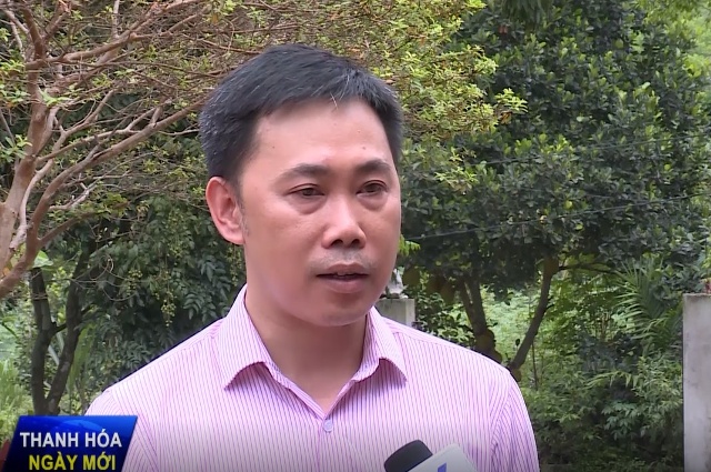 Â/hình: Ông Phạm Văn Tuấn  Phó giám đốc Phòng Giao dịch Ngân hàng chính sách xã hội chi nhánh huyện  Triệu Sơn