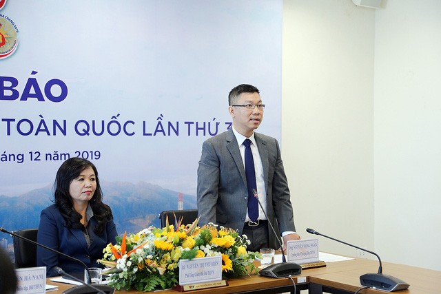 Ông Nguyễn Vọng Ngàn - Trưởng ban Văn nghệ Đài Truyền hình Việt Nam phát biểu tại hop báo. Ảnh: vtv.vn