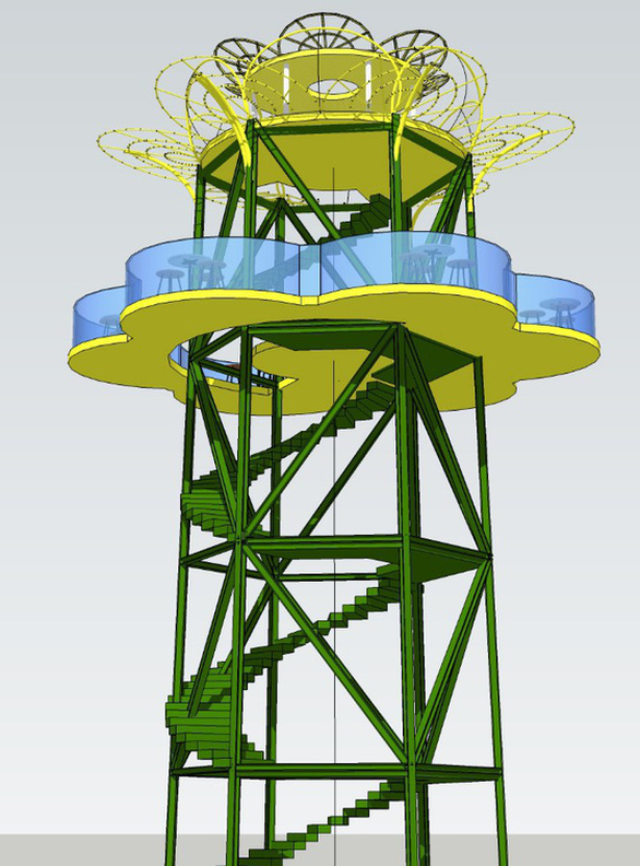 X&acirc;y dựng đ&agrave;i ngắm hoa tươi tại l&agrave;ng hoa Sa Đ&eacute;c - Ảnh 1.