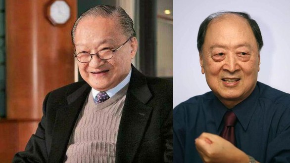 Kim Dung và Tiêu Dật là nhà văn cùng thế hệ, được ví như  &quot;Nam Kim Bắc Tiêu &quot; - Ảnh: Sina