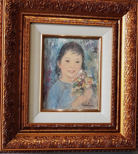 Xem tranh tại triển lãm Lê Thị Lựu - Ấn tượng hoàng hôn - Ảnh 11. Xem tranh tại triển lãm Lê Thị Lựu - Ấn tượng hoàng hôn - Ảnh 11.