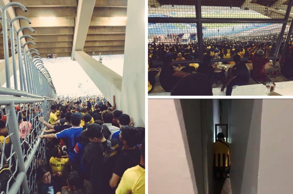Báo chí Malaysia chỉ trích không đảm bảo an toàn trên sân Bukit Jalil - Ảnh 1. Báo chí Malaysia chỉ trích không đảm bảo an toàn trên sân Bukit Jalil - Ảnh 1.