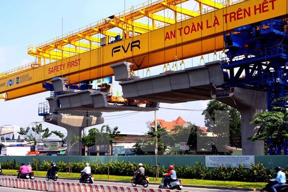 Tuyến Metro số 1 TP.HCM - Ảnh: TTO