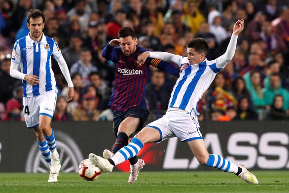 Messi bị chặn đứng, Barca vẫn tiến sát ngai vàng - Ảnh 2.