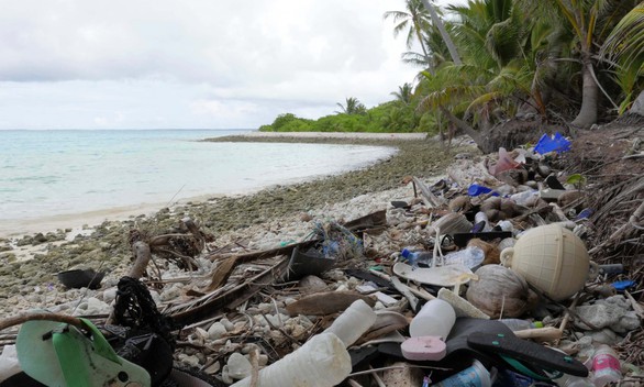 Đảo nhỏ hứng 414 triệu mảnh rác nhựa - Ảnh 1.