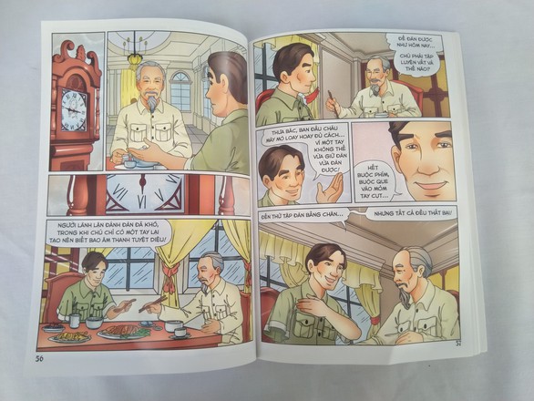 Lần đầu tiên phát hành bộ truyện tranh màu về Bác Hồ - Ảnh 6.