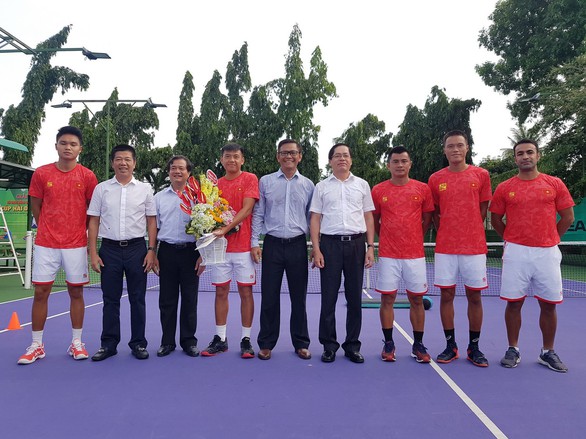 Lý Hoàng Nam quyết tâm thăng hạng Davis Cup - Ảnh 1.
