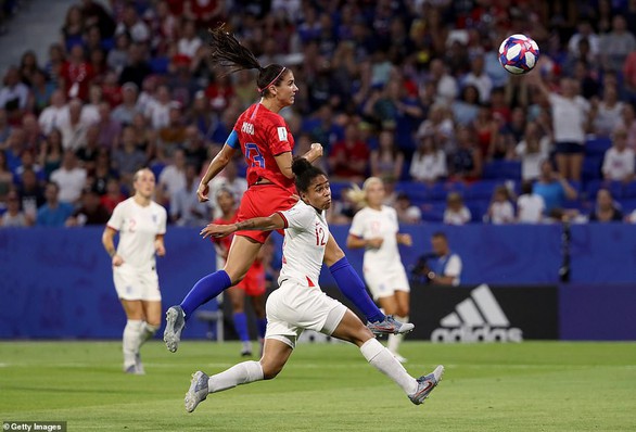 Đá bại Anh, tuyển nữ Mỹ vào chung kết World Cup - Ảnh 4. Đá bại Anh, tuyển nữ Mỹ vào chung kết World Cup - Ảnh 4.