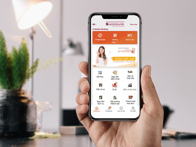 Agribank E-Mobile Banking cập nhật phiên bản mới năng động và thân thiện hơn Agribank E-Mobile Banking cập nhật phiên bản mới năng động và thân thiện hơn