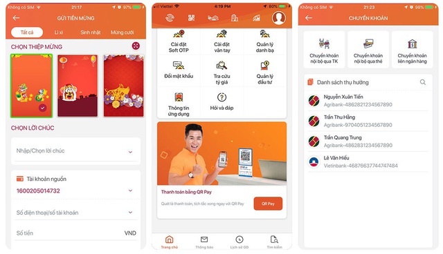 Agribank E-Mobile Banking cập nhật phiên bản mới năng động và thân thiện hơn Agribank E-Mobile Banking cập nhật phiên bản mới năng động và thân thiện hơn