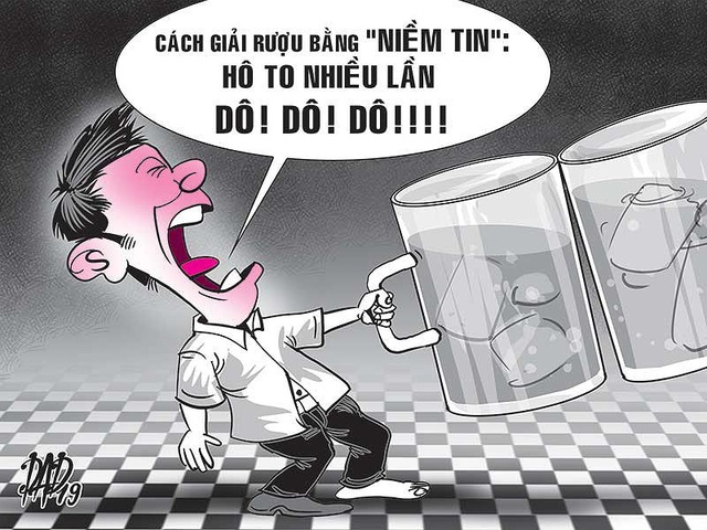 Sai lầm nguy hiểm khi dùng mẹo giải rượu - 1 Sai lầm nguy hiểm khi dùng mẹo giải rượu - 1