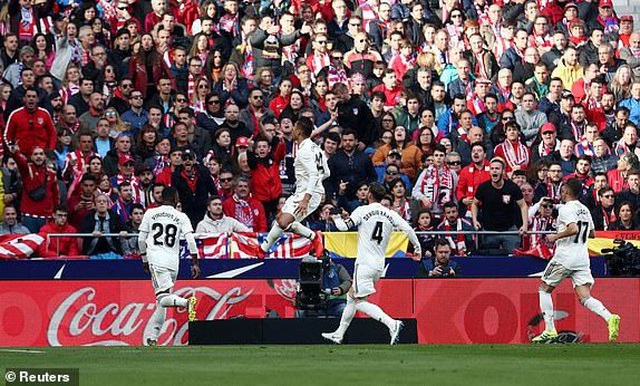 Atletico 1-3 Real Madrid: Chiến thắng thuyết phục - 13 Atletico 1-3 Real Madrid: Chiến thắng thuyết phục - 13
