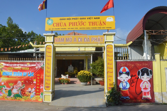 Chùa Phước Thuận tọa lạc huyện Châu Thành, tỉnh Sóc Trăng.