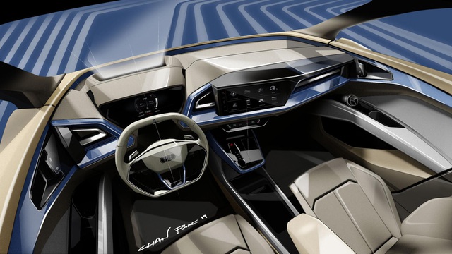 Audi hé lộ hình ảnh SUV chạy điện Q4 e-tron sắp ra mắt  - 3