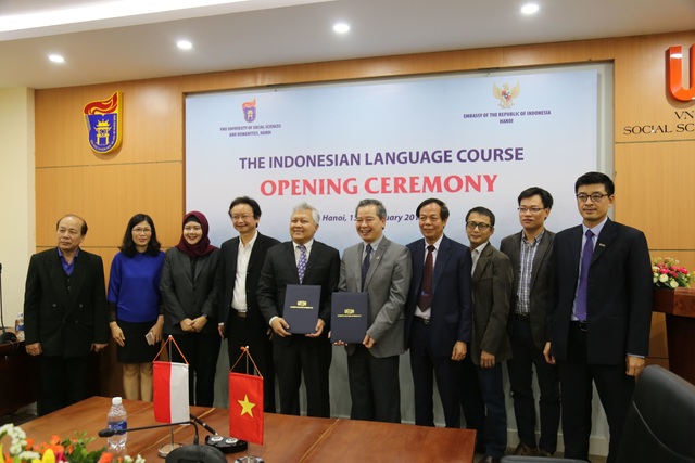 Tiếng Indonesia chính thức được giảng dạy tại Trường ĐH Khoa học XHNV  - 1