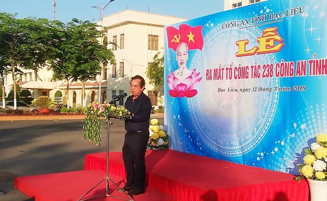 C&ocirc;ng an Bạc Li&ecirc;u ra mắt lực lượng phản ứng nhanh - 2