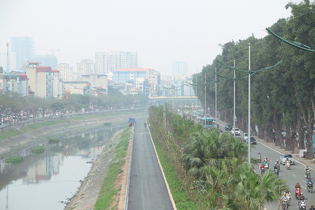 Toàn cảnh con đường dọc sông Tô Lịch chỉ để đi bộ, đi xe đạp - 2