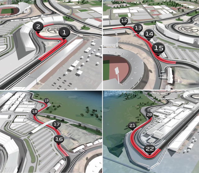 Mô phỏng đường đua F1 tại Hà Nội Mô phỏng đường đua F1 tại Hà Nội