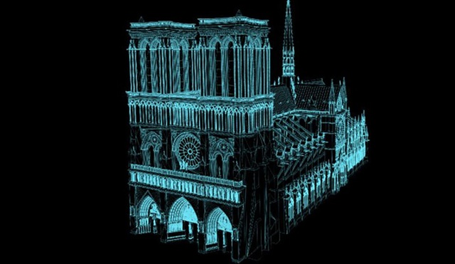 Nhà thờ Đức Bà Paris có thể được tái tạo lại như nguyên bản nhờ công nghệ 3D - 1