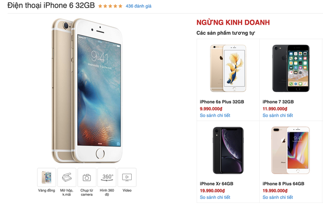 Sau 5 năm, iPhone 6 chính thức khai tử tại Việt Nam - 1