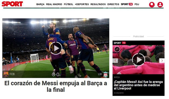 Báo chí thế giới ngả mũ trước “thiên tài” Lionel Messi - 2 Báo chí thế giới ngả mũ trước “thiên tài” Lionel Messi - 2