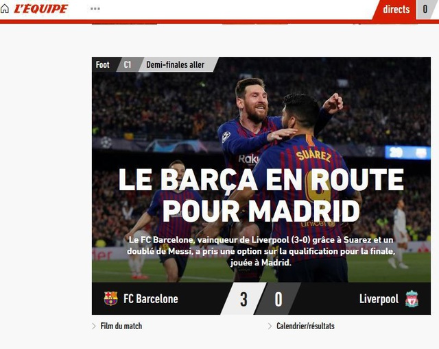 Báo chí thế giới ngả mũ trước “thiên tài” Lionel Messi - 5 Báo chí thế giới ngả mũ trước “thiên tài” Lionel Messi - 5