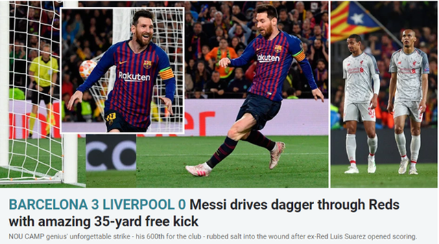 Báo chí thế giới ngả mũ trước “thiên tài” Lionel Messi - 13 Báo chí thế giới ngả mũ trước “thiên tài” Lionel Messi - 13