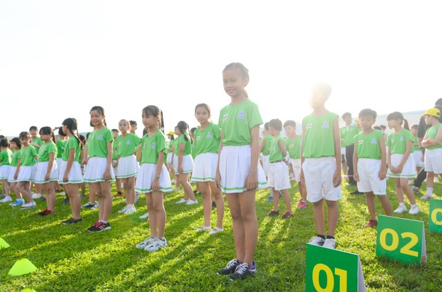6.146 học sinh và hình ảnh ấn tượng về buổi đồng diễn đạt kỷ lục Guiness Việt Nam - 4