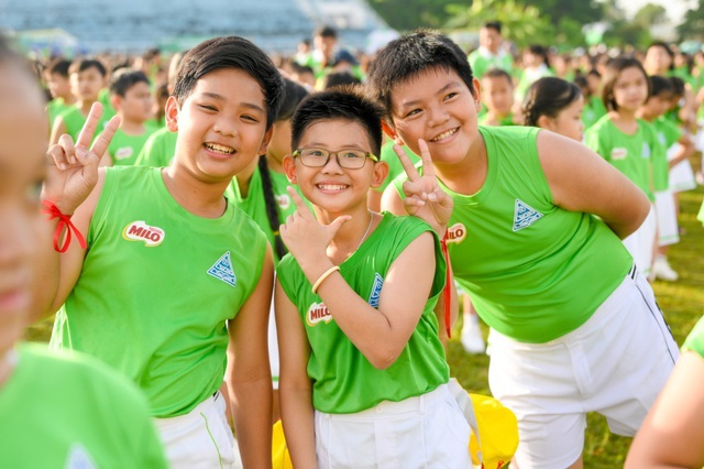 6.146 học sinh và hình ảnh ấn tượng về buổi đồng diễn đạt kỷ lục Guiness Việt Nam - 5