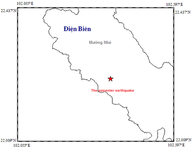 Động đất 3,2 độ richter tại Điện Biên - 1
