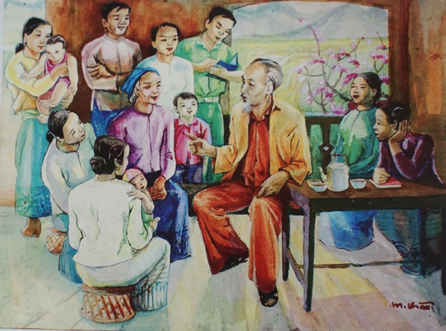 Người họa sĩ dành trọn đời khắc họa hình ảnh Bác Hồ - 6 Người họa sĩ dành trọn đời khắc họa hình ảnh Bác Hồ - 6