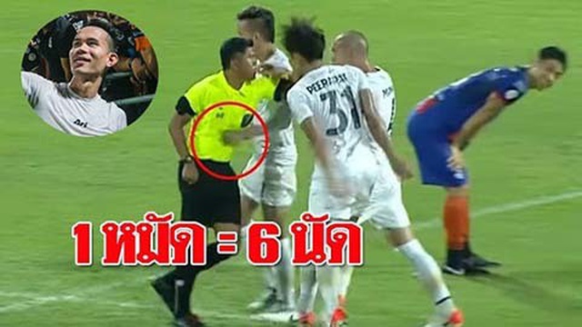 Vì King’s Cup, Thái Lan xóa án treo giò cho cầu thủ đấm trọng tài - 1