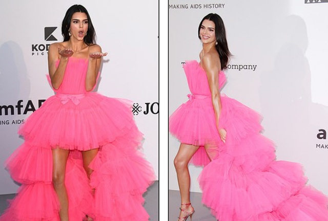 Kendall Jenner đẹp như công chúa với váy hồng - 4 Kendall Jenner đẹp như công chúa với váy hồng - 4