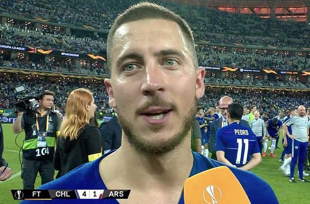 Eden Hazard nói lời chia tay Chelsea ngay khi đăng quang Europa League - 1 Eden Hazard nói lời chia tay Chelsea ngay khi đăng quang Europa League - 1