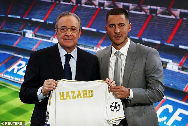 Eden Hazard rạng rỡ ra mắt 50.000 cổ động viên Real Madrid - 8 Eden Hazard rạng rỡ ra mắt 50.000 cổ động viên Real Madrid - 8