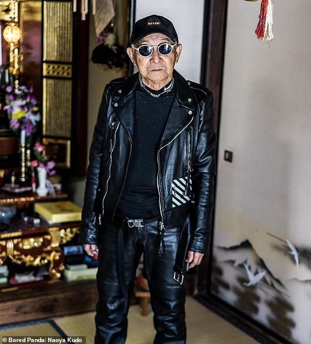 Ông cụ 84 tuổi gây sốt trên mạng xã hội vì phong cách thời trang “độc, lạ” - 3