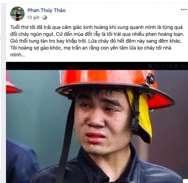 Kh&oacute;c c&ugrave;ng b&agrave;i thơ Rừng ơi, đừng ch&aacute;y nữa! của c&ocirc; gi&aacute;o dạy Sử - 4