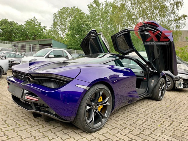 Đại gia Vũng T&agrave;u đặt gạch si&ecirc;u xe McLaren 26 tỷ đồng m&agrave;u t&iacute;m độc - 3
