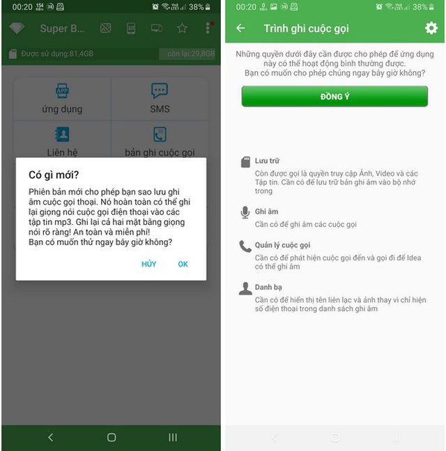 Hướng dẫn sao lưu và phục hồi toàn bộ tin nhắn, danh bạ, lịch sử cuộc gọi trên smartphone - 1 Hướng dẫn sao lưu và phục hồi toàn bộ tin nhắn, danh bạ, lịch sử cuộc gọi trên smartphone - 1