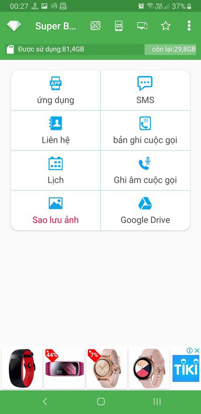 Hướng dẫn sao lưu và phục hồi toàn bộ tin nhắn, danh bạ, lịch sử cuộc gọi trên smartphone - 2 Hướng dẫn sao lưu và phục hồi toàn bộ tin nhắn, danh bạ, lịch sử cuộc gọi trên smartphone - 2