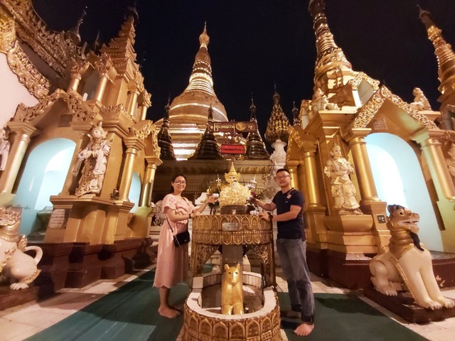 Độc đáo ngôi chùa dát 90 tấn vàng, gắn nghìn viên kim cương đắt giá ở Myanmar - 7